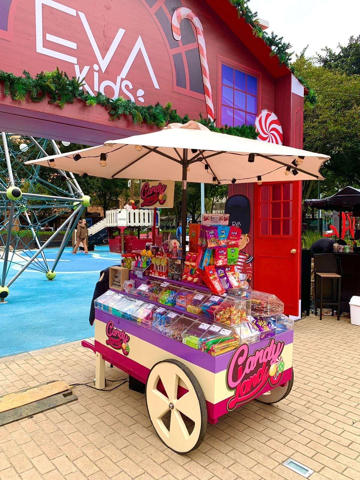 Carreta Candyland Tierra Dulce en la Feria EVA