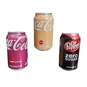 Gaseosas americanas diferentes sabores