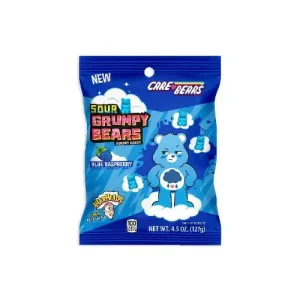 Gomas Sour Grumpy Bears frambuesa azul
