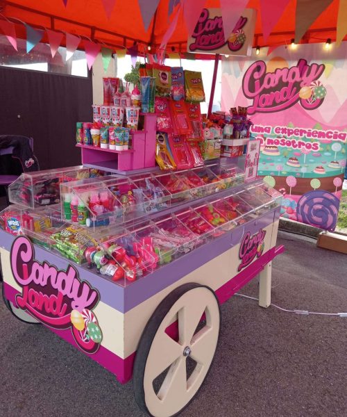 Carreta Candyland Tierra Dulce en Colegio San Carlos
