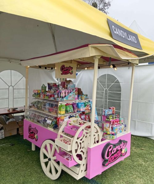 Carreta Candyland Tierra Dulce en el Colegio Los Nogales